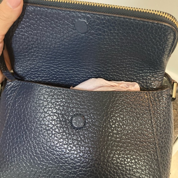 Kate Spade Navy Leather Satchel - Picture 5 of 9